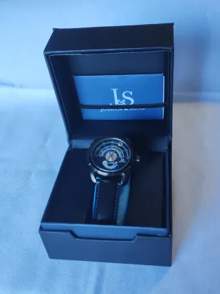 Orologio Joshua & Sons Uomo Nero Blu