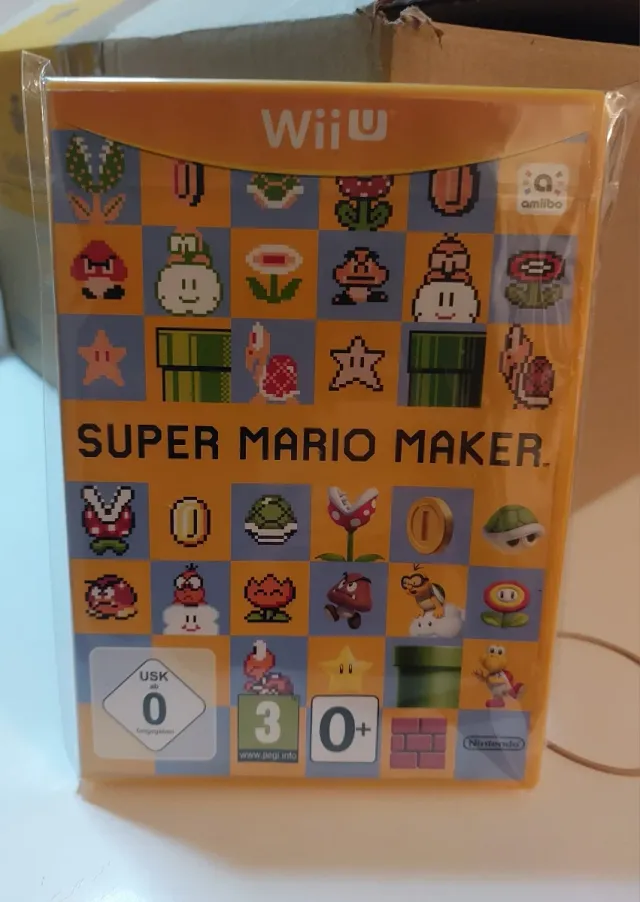 Wii U Super Mario Maker +libro + Amiibo