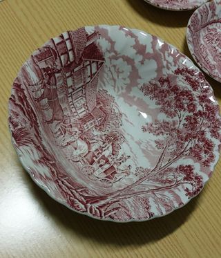 Set 6 Piatti Myott Porcellana Rosa