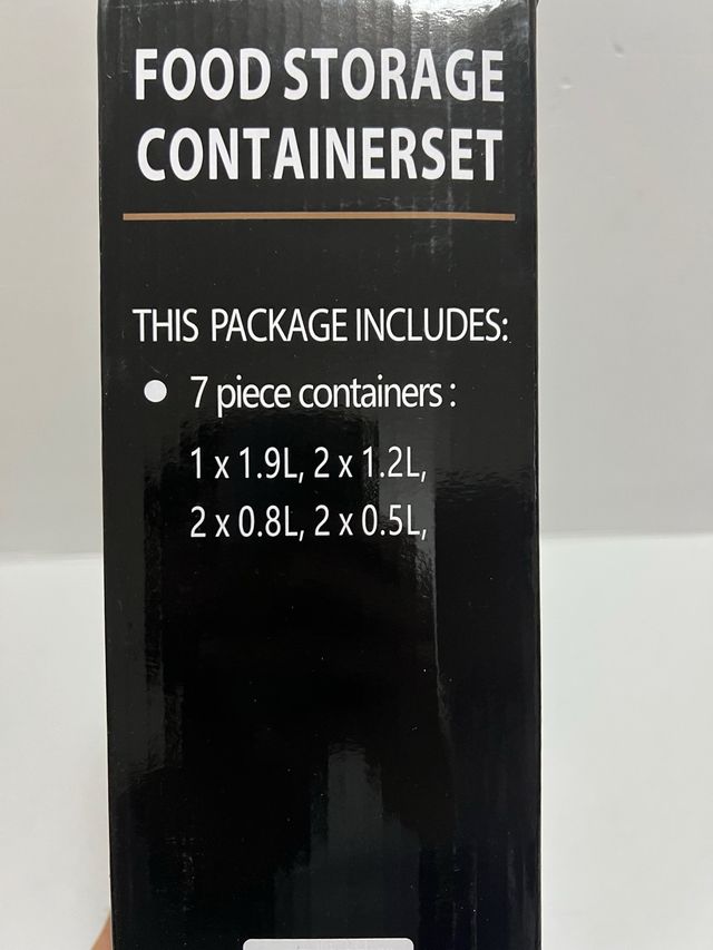 Set 7 Contenitori Ermetici Cibo