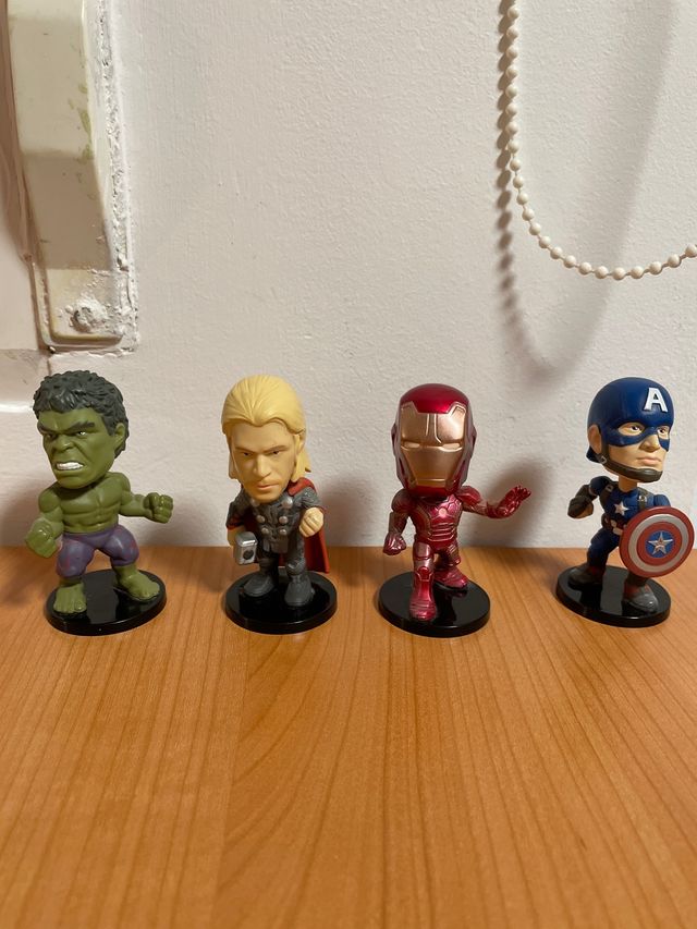 Figuras Marvel Vengadores Bobbleheads Sin caja