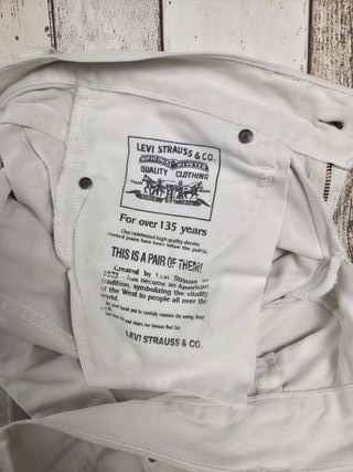 Jeans Levi's 511 Slim Fit Jeans Bianchi W29 L34 