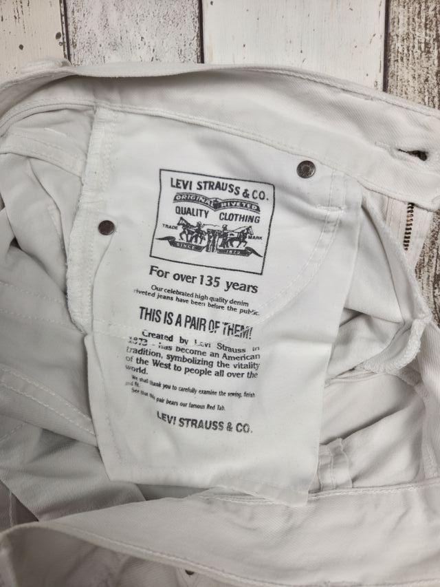 Jeans Levi's 511 Slim Fit Jeans Bianchi W29 L34 