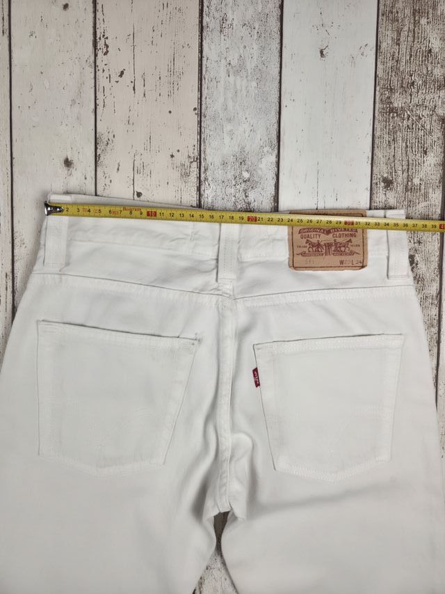 Jeans Levi's 511 Slim Fit Jeans Bianchi W29 L34 