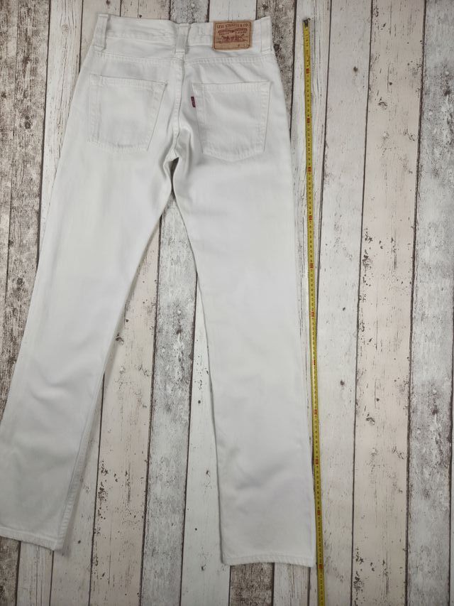 Jeans Levi's 511 Slim Fit Jeans Bianchi W29 L34 