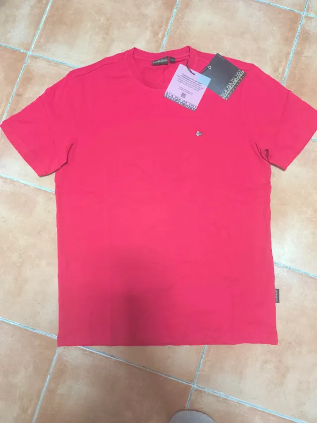 Camiseta Napapijri Roja Talla M