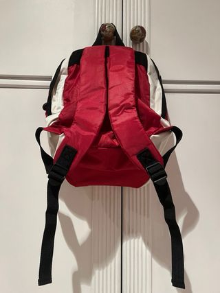 Mini mochila Munich roja y blanca