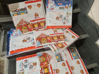 25 pz Kinder Calendario Villaggio dell'Avvento
