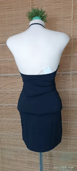 Vestido Negro Mango Talla M