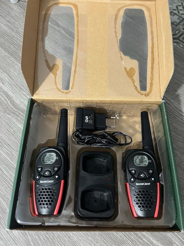 Set 2 Walkie Talkies Silvercrest PMR