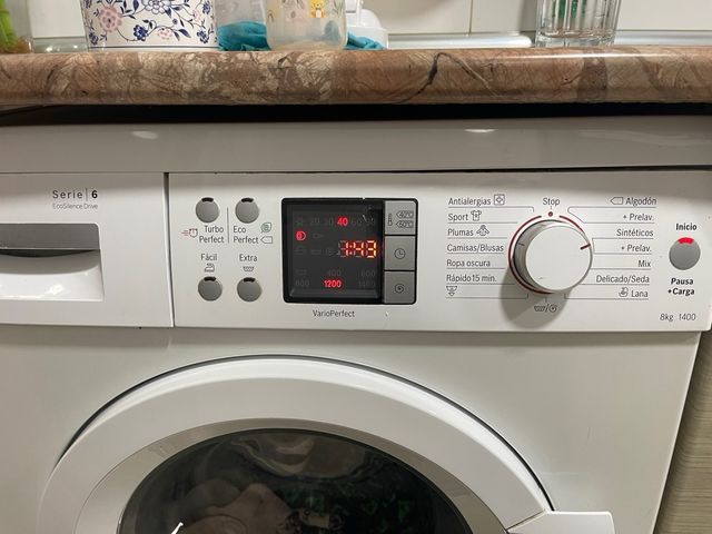 Lavadora Bosch Serie 6 , 8kg 1400 RPM