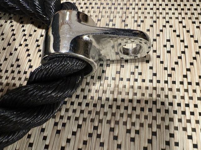 Agarre Tríceps Cuerda Negra