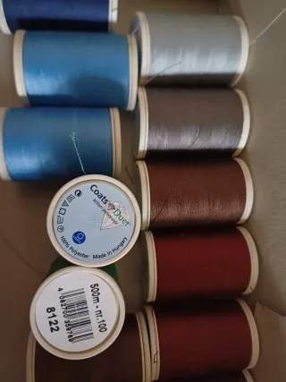 15 Bobinas Hilo Poliéster Duet 500mt