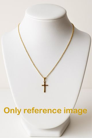 Collar Cruz Dorada Minimalista Nuevo