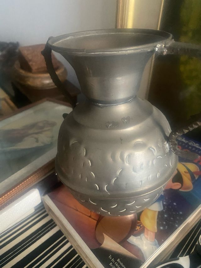 Vaso metallo vintage