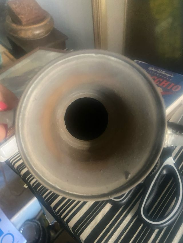 Vaso metallo vintage