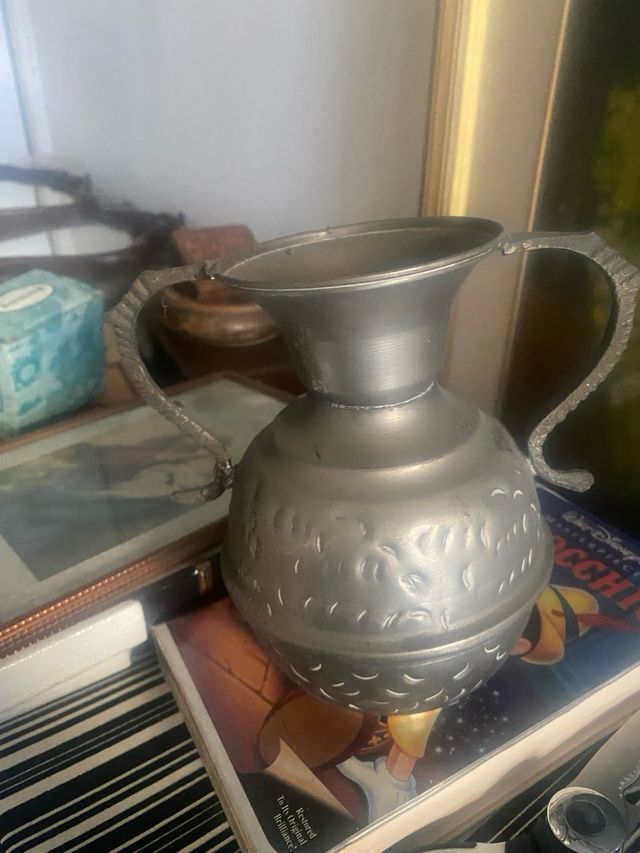 Vaso metallo vintage