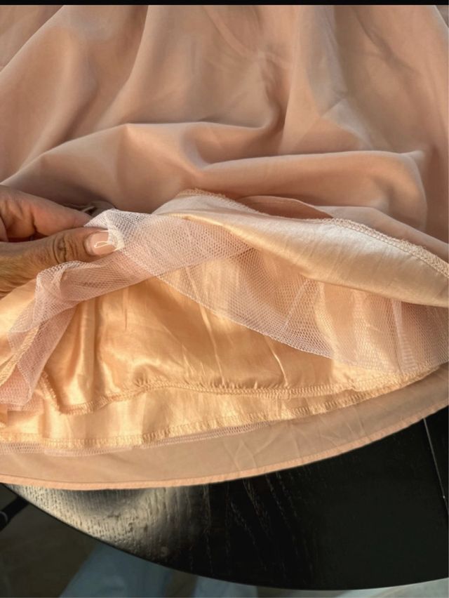 Vestido de ceremonia rosa