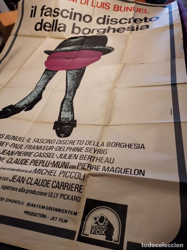 Cartel Luis Buñuel El Fascino Discreto