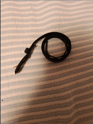 Cinturón negro 92 cm