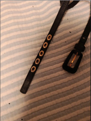 Cinturón negro 92 cm