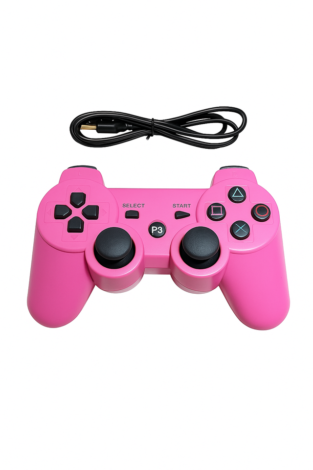 Mando PS3 Inalámbrico Rosa