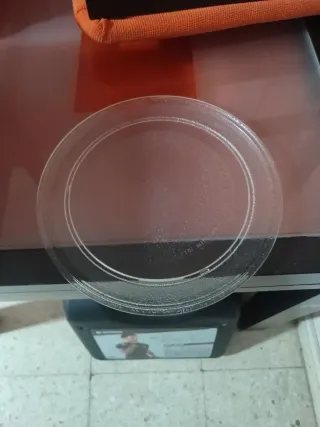Plato de microondas de cristal