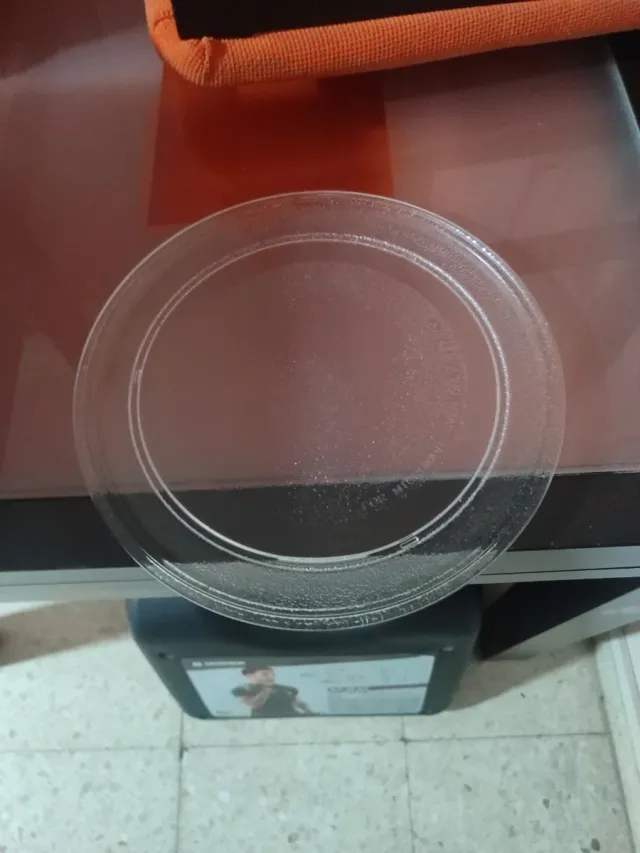 Plato de microondas de cristal