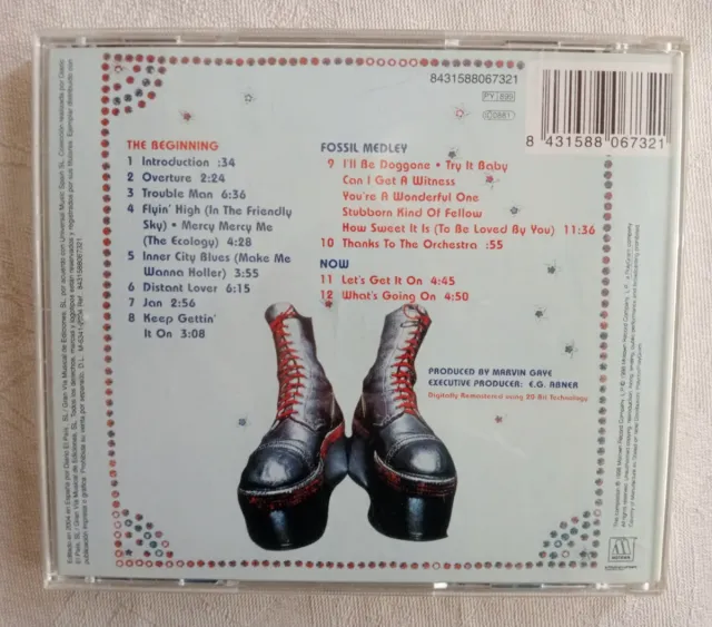 CD Marvin Gaye Live!