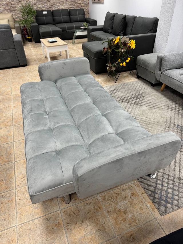 nuovo divano letto comfort grigio Carlux