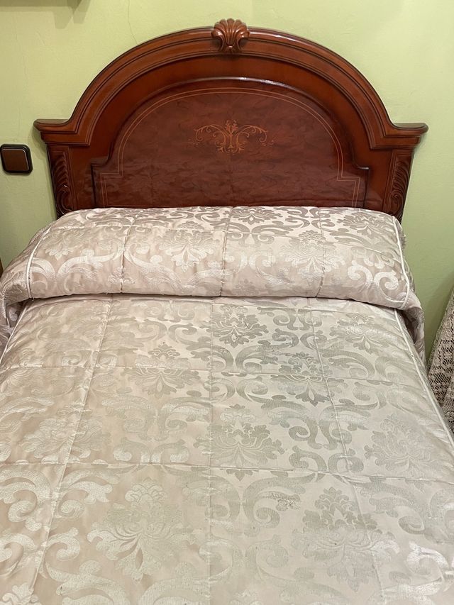 Cama 90 con canapé y cabecero en buen estado