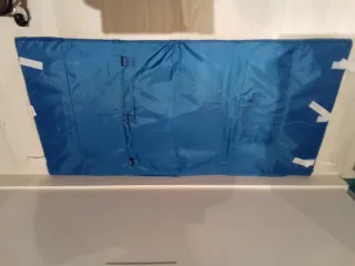 Colchoncillo BASE Cuna Viaje plegable Asalvo Azul