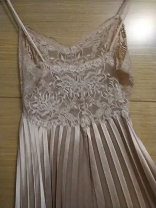 lencero satinado con encaje