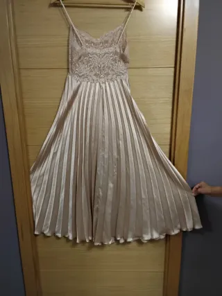 lencero satinado con encaje