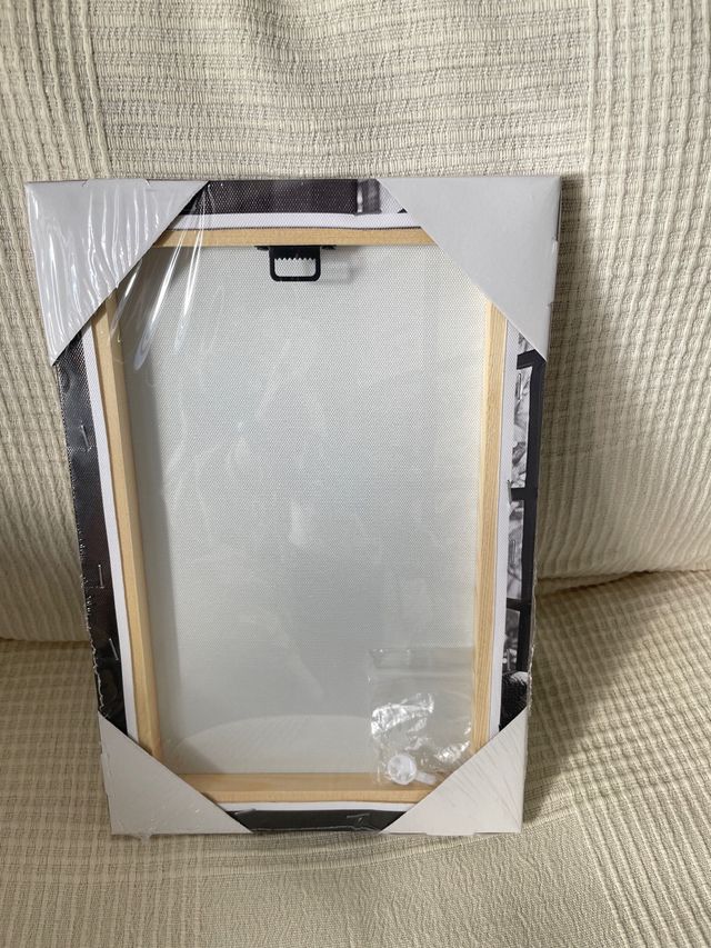 Cuadro Frida Kahlo Blanco y Negro 20x30cm