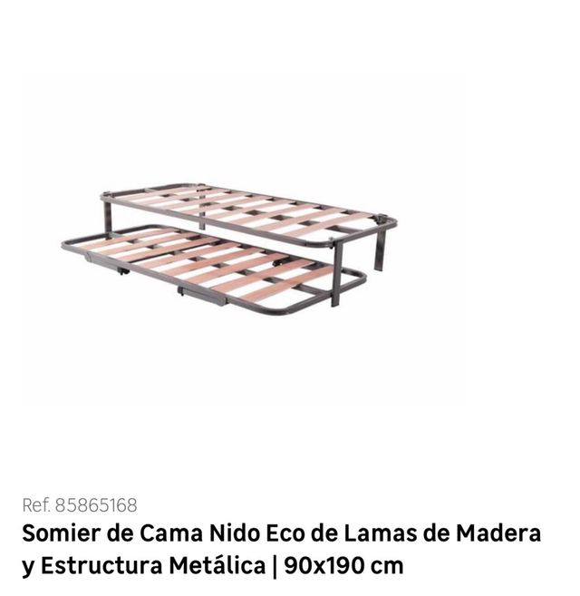 Somier nido + colchón