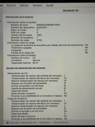 MacBook Air 13 prácticamente NUEVO