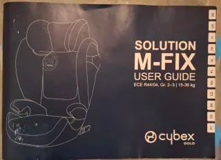 Silla Coche Cybex Solution M-Fix Grupo 2/3