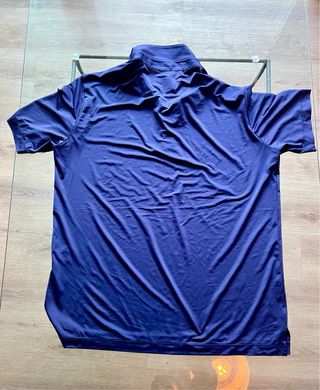 Camiseta de golf azul talla L