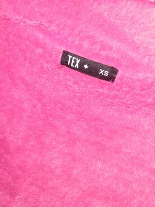 Jersey invierno cuello alto rosa