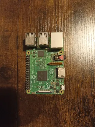 Raspberry Pi 3 Model B Placa Verde