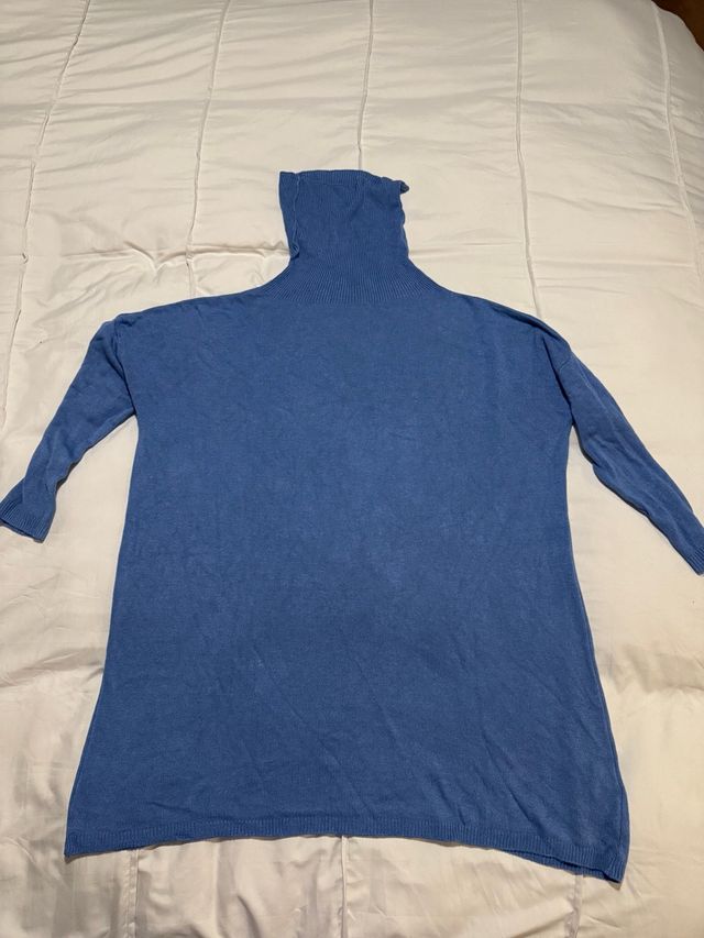 Vestido de malha tamanho único para todos os azuis