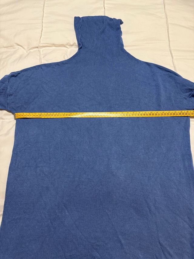 Vestido de malha tamanho único para todos os azuis