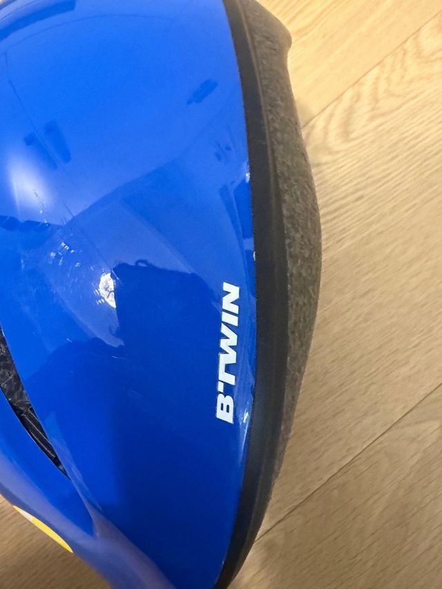 Casco Bicicletta unisex Blu Taglia M bambino