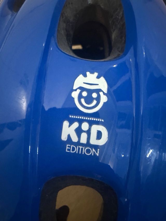 Casco Bicicletta unisex Blu Taglia M bambino