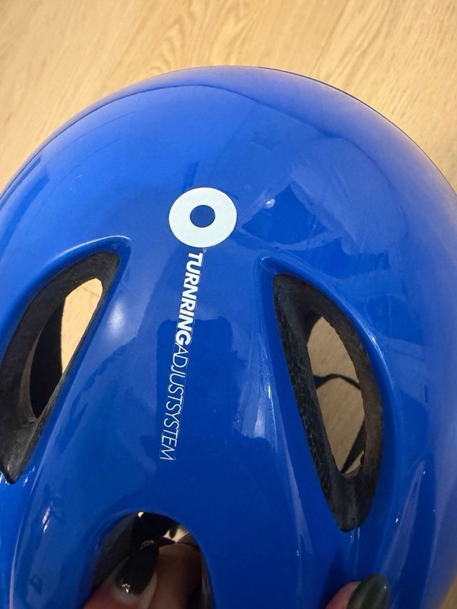 Casco Bicicletta unisex Blu Taglia M bambino