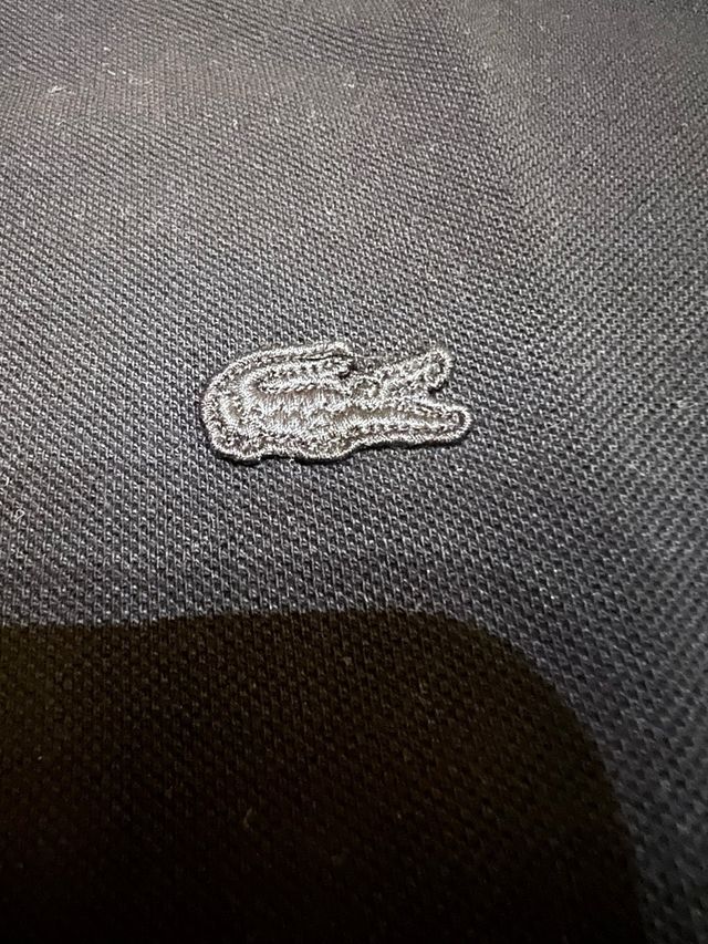 T-shirt Lacoste nera taglia M/L