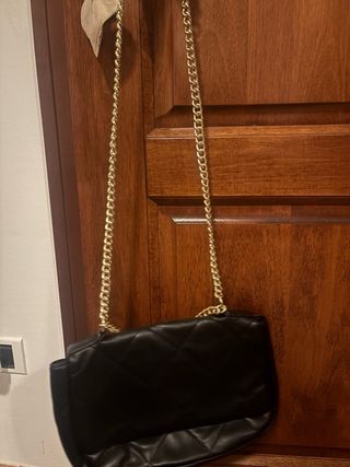 Tracolla Zuiki trapuntata nera