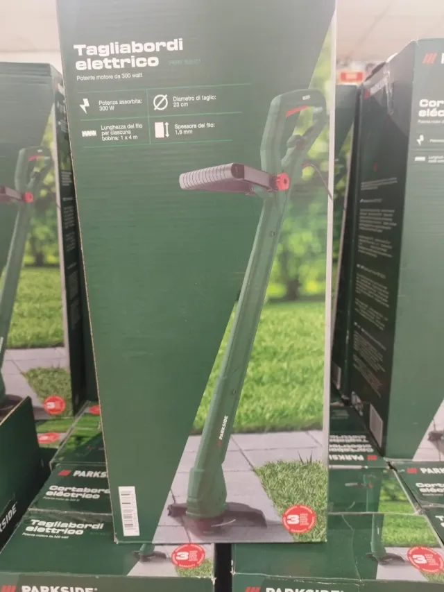 CORTADOR DE RELVA ELÉTRICO PARKSIDE 300W