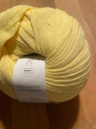 Trapillo Tejido Lanas Gayfil color mantequilla